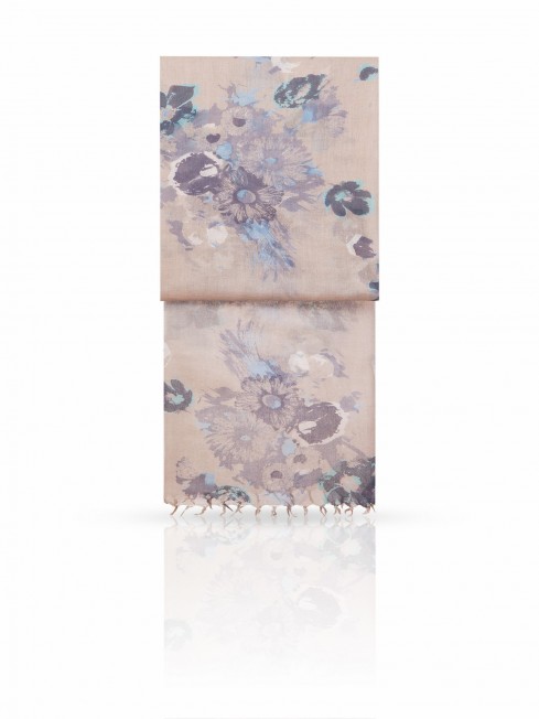 Палантин Женский W-BRUSH.FLOWER/SILVER